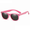 oculos infantil flexivel polarizado rosa, oculos de sol flexivel infantil feminino