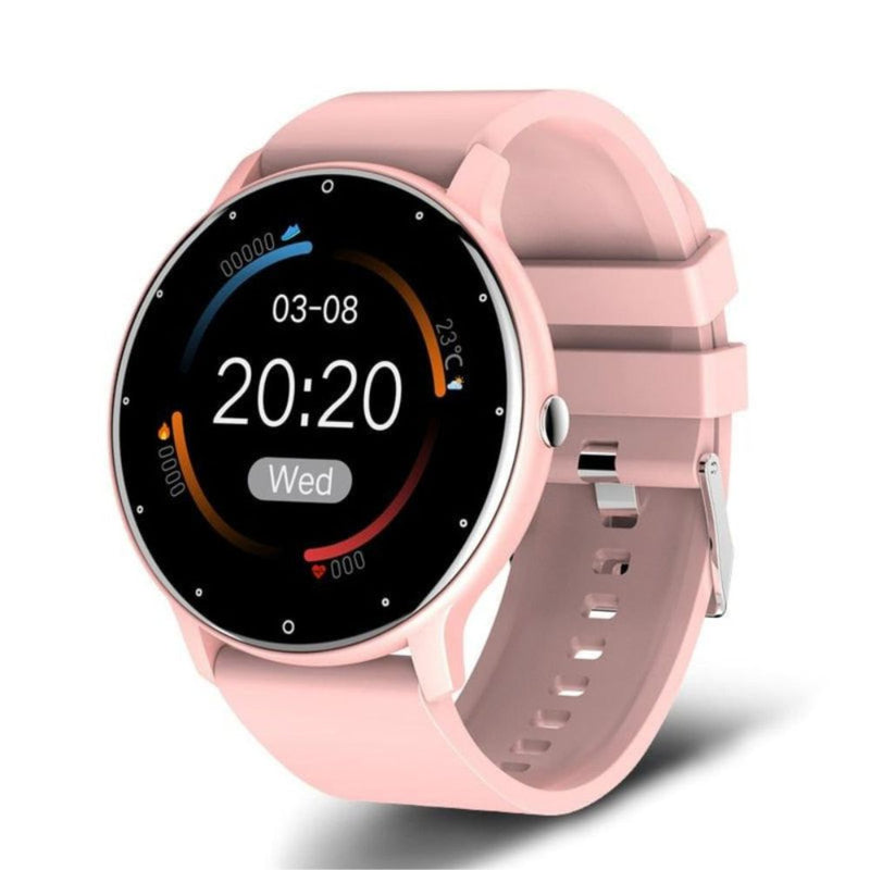 smartwatch lige 2021 rosa, relogio inteligente lige 2021